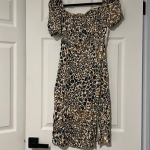 Super soft leopard print SEXY dress